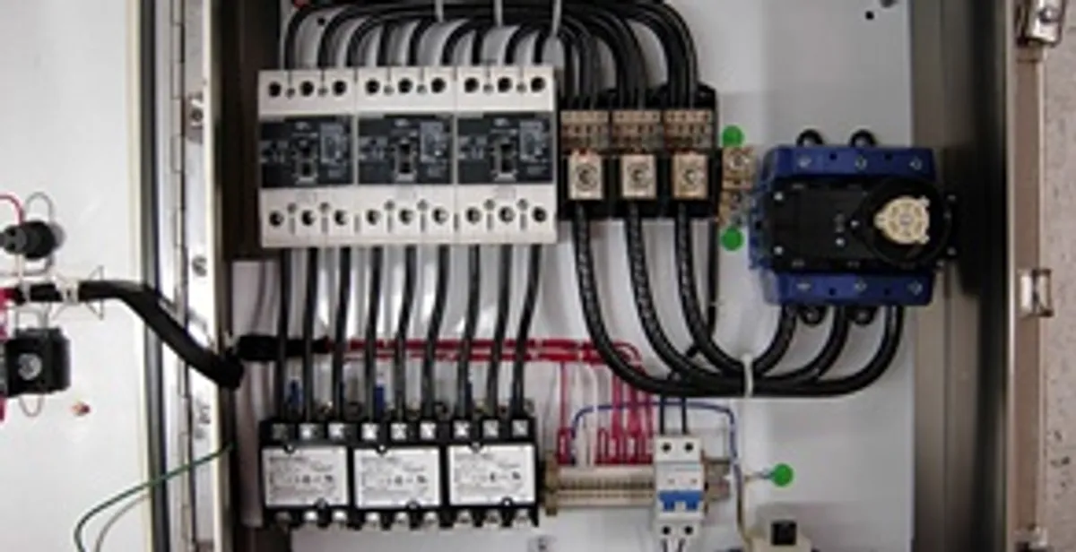 Electrical panel installation with organized circuit breakers and wiring in Arlington, TX